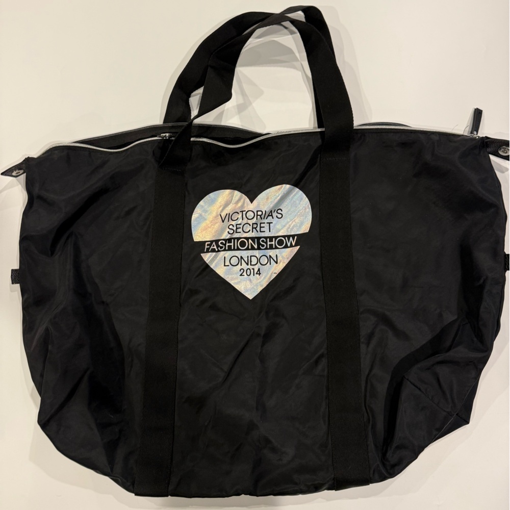 Victoria's Secret Black and Silver Fashion Show Tote